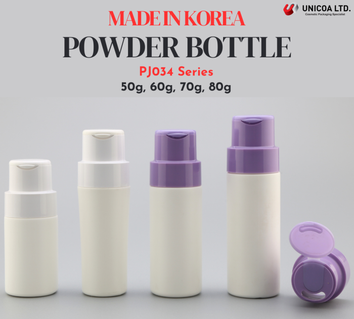 Powder Bottles For Personal Care and Cosmetics
